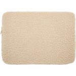 Шерпа чехол для 13-дюймового ноутбука объемом 2 л из шерпы, переработанной по стандарту GRS, бежевый