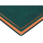 Ежедневник недатированный А4 Royal, зеленый с бронзовым срезом