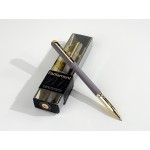 Ручка пластиковая шариковая Parliament, 0,7 мм, синие чернила, серый/золотистый