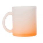 Стеклянная матовая кружка Омбре с градиентом для сублимации, оранжевый