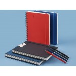 Ежедневник недатированный на гребне А5 Pragmatic, синий (Р)