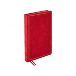 Ежедневник недатированный А4 Royal, красный с бронзовым срезом