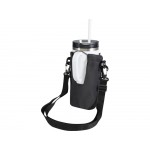 Трип Эви дорожная сумка для бутылок из переработанного материала объемом 2 л, черный