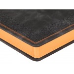 Ежедневник недатированный А5 Royal, черный с бронзовым срезом