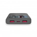 Внешний аккумулятор Kris soft touch, 10000mAh (Серый)