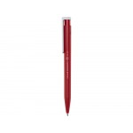 Шариковая ручка Unix из переработанной пластмассы, черные чернила - Красный