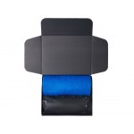 Подарочный набор с пледом, увлажнителем и попкорном, синий