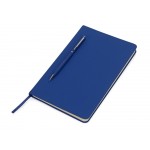 Блокнот А5 Magnet 14,3*21 с магнитным держателем для ручки, синий