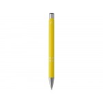 Шариковая ручка Moneta из переработанного алюминия (черные чернила) - Желтый