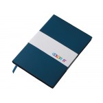 Блокнот C1 софт-тач, гибкая обложка, 128 листов, темно-синий