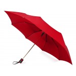 Зонт складной Irvine, полуавтоматический, 3 сложения, с чехлом, красный