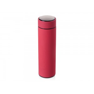 Термос FAMILY MARK LED, soft touch (Фуксия)