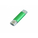 USB-флешка на 32 Гб.c дополнительным разъемом Micro USB, зеленый