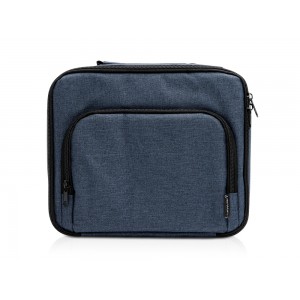 Сумка-холодильник из переработанного полиэстера Сотэк (SOTEK), меланжевый синий