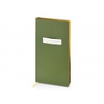 Еженедельник недатированный А6 Verde с нашивкой, зеленый