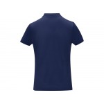 Женская стильная футболка поло с короткими рукавами Deimos, темно-синий
