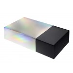 Подарочная коробка с голографическим шубером без печати Aurora, XL, 300х235х105 мм.