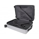 Rover Pro 20-дюймовый чемодан на колесах из материалов, переработанных согласно стандарту GRS, объемом 40 л - Серебряный Rover Pro 20-дюймовый чемодан на колесах из материалов, переработанных согласно стандарту GRS, объемом 40 л - Серебряный