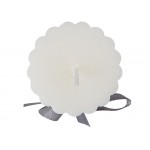 Набор свечей с гранями Vela, темно-серый, белый