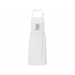 Фартук Andrea плотностью 240 г/м² с регулируемой завязкой на шее - Белый