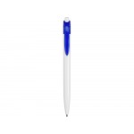 Ручка шариковая Какаду, белый/ярко-синий