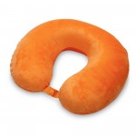 Подушка Basic из микрофибры с эффектом памяти U-shape, оранжевый