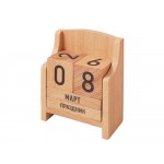 Вечный календарь из бука