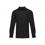 Alum вельветовая рубашка унисекс - сплошной черный