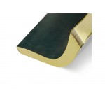 Ежедневник недатированный А5 Megapolis Nebraska Flex, зеленый с золотым обрезом (Р)