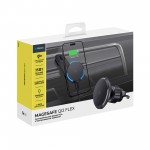 Автомобильный держатель MageSafe QI2 Flex, черный, Deppa