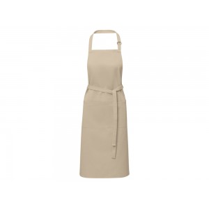 Фартук Andrea плотностью 240 г/м² с регулируемой завязкой на шее - Oatmeal