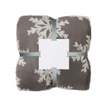 Плед Snowflake новогодний