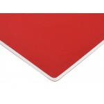 Тетрадь с каменной бумагой А5 Carrara 40 л., линейка, бордовый