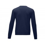 Мужской свитер Zenon с круглым вырезом, темно-синий