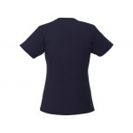 Модная женская футболка Amery  с коротким рукавом и V-образным вырезом, темно-синий