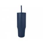 Brady термостакан с силиконовой трубочкой, объемом 900 мл, сертифицированный согласно RCS - Темно - синий