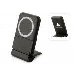 Беспроводной внешний аккумулятор с подсветкой лого и подставкой Magflash, 10000 мАч, 15 Вт, черный