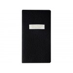 Еженедельник недатированный А6 Black с нашивкой, черный