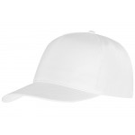 Бейсболка Poly 5-ти панельная 120 гр, белый (P)