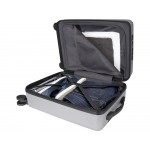 Rover Pro 20-дюймовый чемодан на колесах из материалов, переработанных согласно стандарту GRS, объемом 40 л - Серебряный Rover Pro 20-дюймовый чемодан на колесах из материалов, переработанных согласно стандарту GRS, объемом 40 л - Серебряный