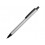 Ручка металлическая шариковая Iron, серебристый/черный