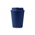 Стакан OKLAN/ОКЛАН с полипропиленовым корпусом и крышкой, синий нейви