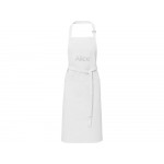 Фартук Andrea плотностью 240 г/м² с регулируемой завязкой на шее - Белый