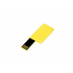 USB-флешка на 8 Гб в виде пластиковой карточки, желтый