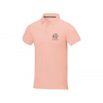 Calgary мужская рубашка-поло с коротким рукавом, pale blush pink