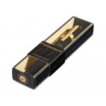 Ручка пластиковая шариковая Parliament, 0,7 мм, синие чернила, черный/золотистый