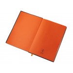 Блокнот C1 софт-тач, гибкая обложка, 128 листов, оранжевый