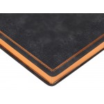 Ежедневник недатированный А4 Royal, черный с бронзовым срезом