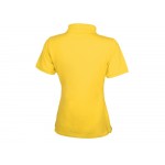 Calgary женская футболка-поло с коротким рукавом, желтый