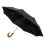 Зонт складной Cary, полуавтоматический, 3 сложения, с чехлом, черный (P)